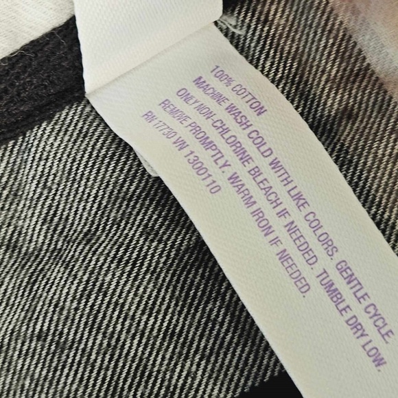 NWT Stars Above Black Buffalo Check Flannel Pajama Set - Picture 6 of 6